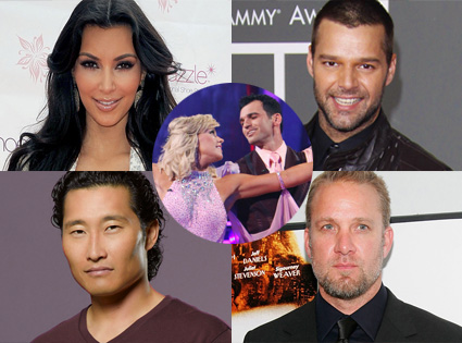 Kim Kardashian, Ricky Martin, Daniel Dae Kim, Lost, Jesse James, Kate Gosselin, Tony Dovolani Kim Kardashian, Ricky Martin, Daniel Dae Kim, Lost, Jesse James, Kate Gosselin, Tony Dovolani